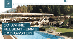 Desktop Screenshot of felsentherme.com