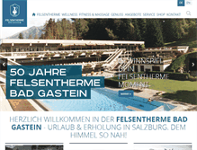 Tablet Screenshot of felsentherme.com